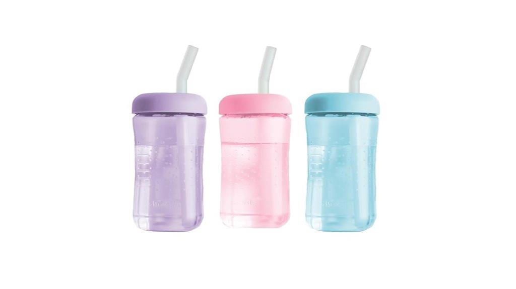 toddler straw cup set