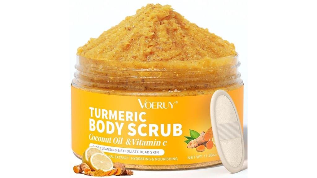 turmeric coconut oil scrub