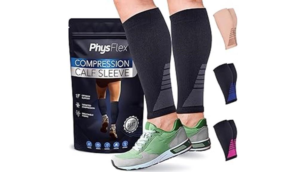 unisex calf compression sleeves