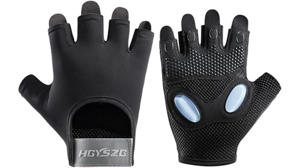 unisex workout gloves available