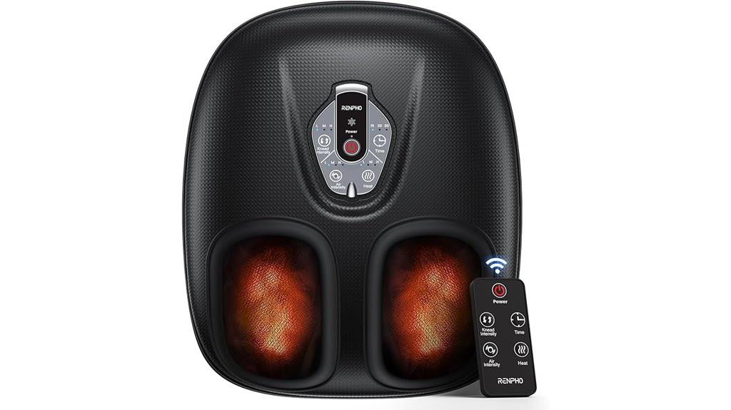 upgraded heated foot massager