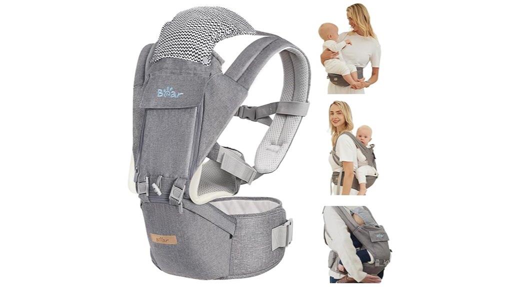 versatile ergonomic baby carrier