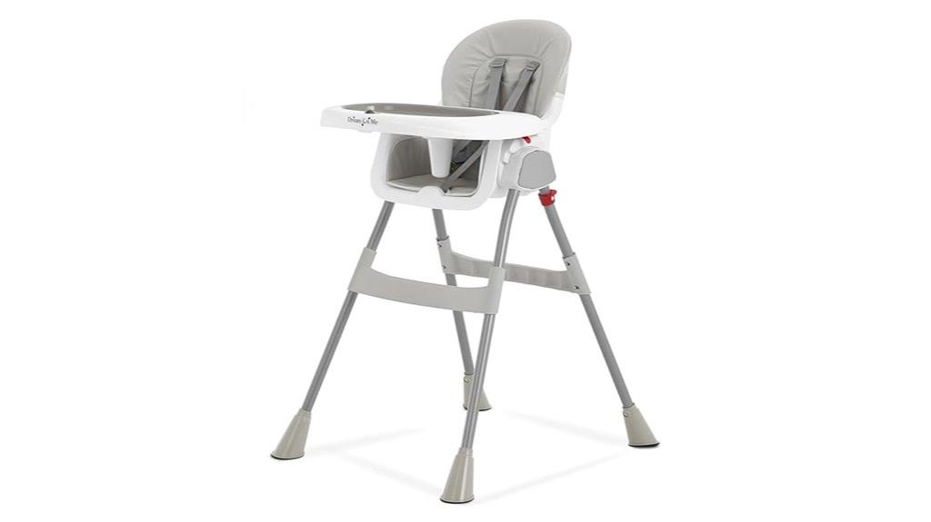 versatile grey high chair