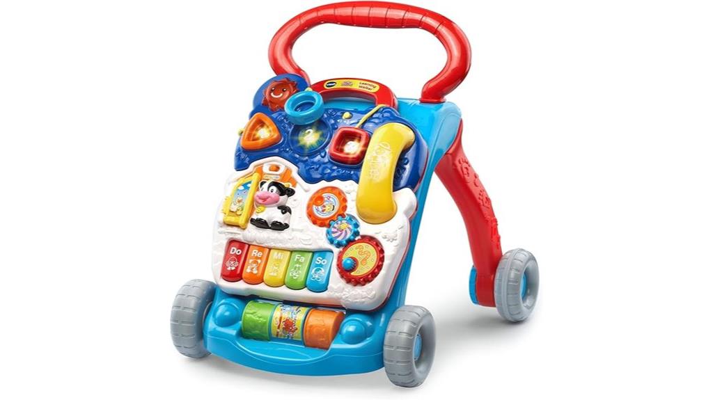 vtech learning walker blue