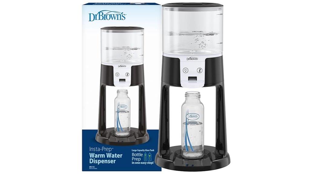 warm water dispenser formula