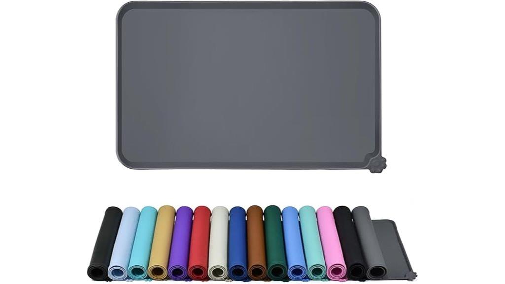 water resistant pet feeding mat