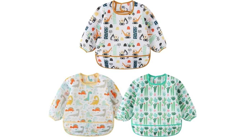 waterproof baby feeding bibs