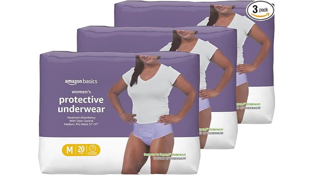 women s incontinence underwear pack