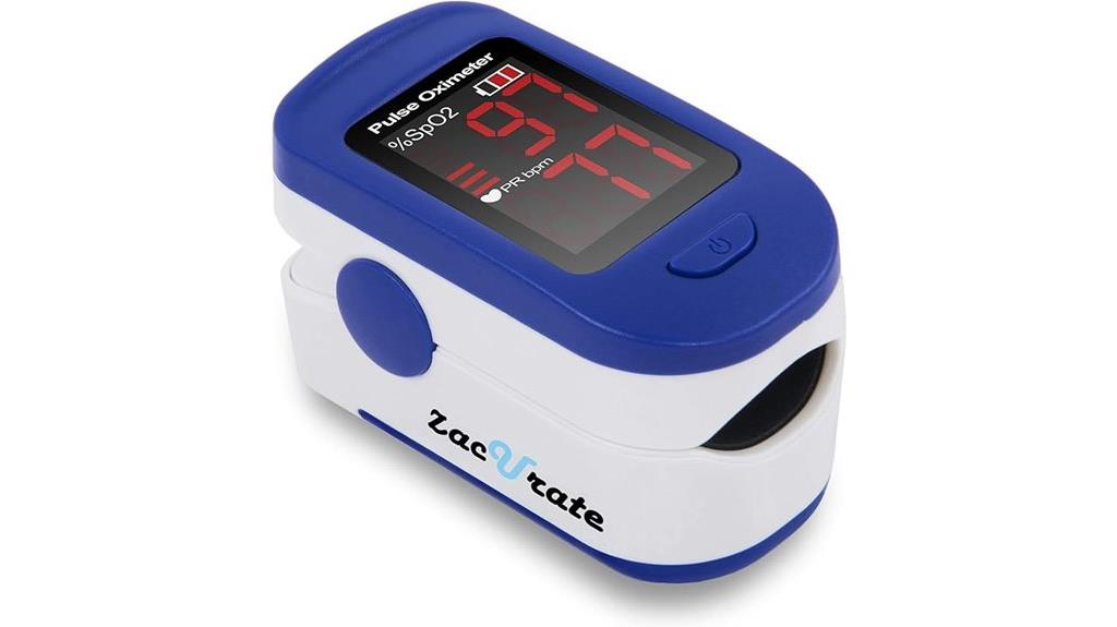 zacurate pulse oximeter monitor