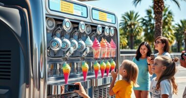 automated ice cream robots