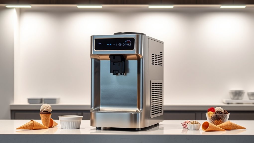 compact modular ice cream equipment