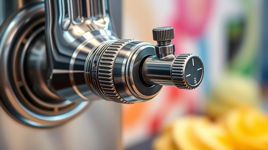 consistent precise ice cream dispensing