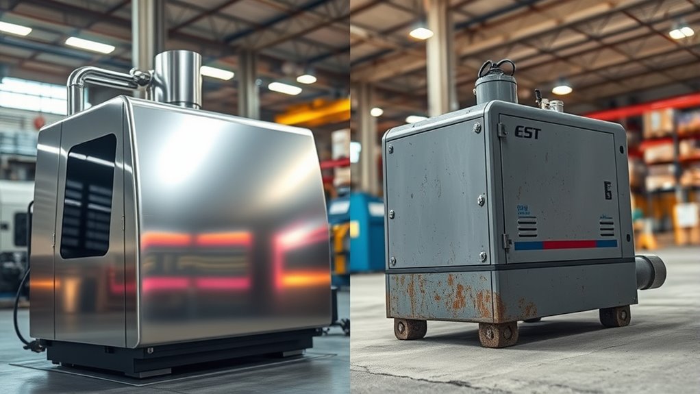 cost comparison of machines