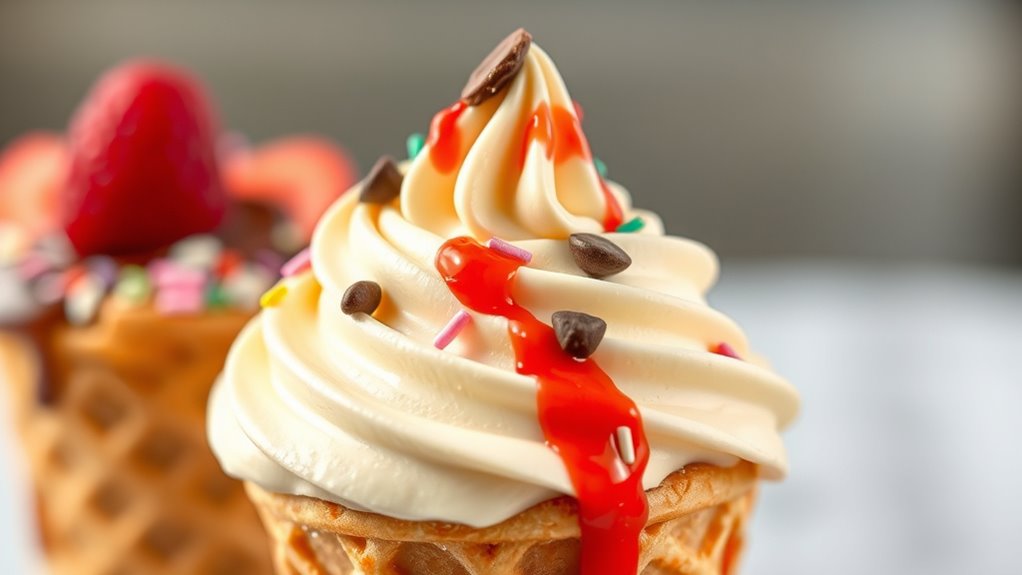 creative ice cream presentation techniques