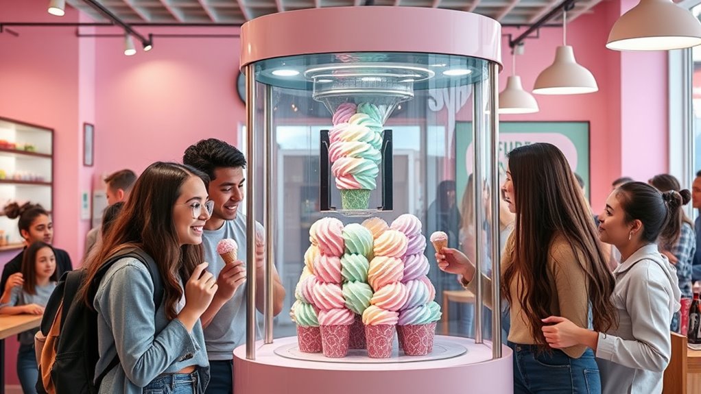 diverse vegan frozen dessert markets