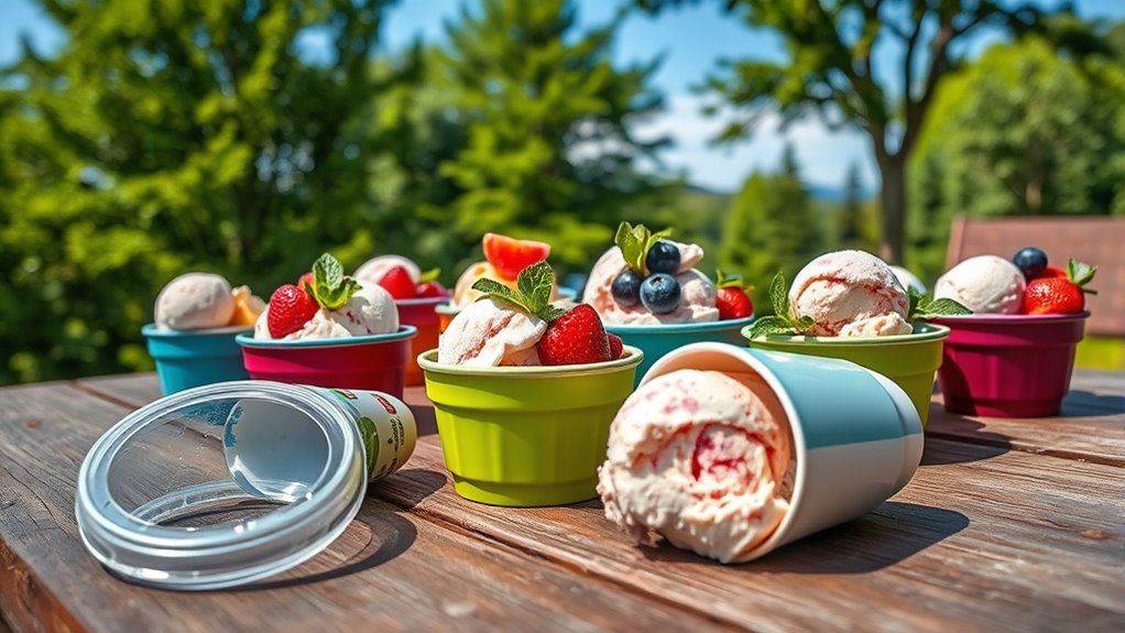 eco friendly homemade ice cream