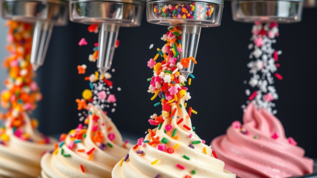 elegant dessert topping dispenser