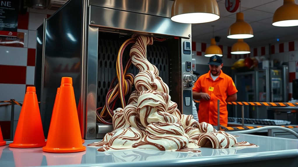 emergency ice cream machine fix