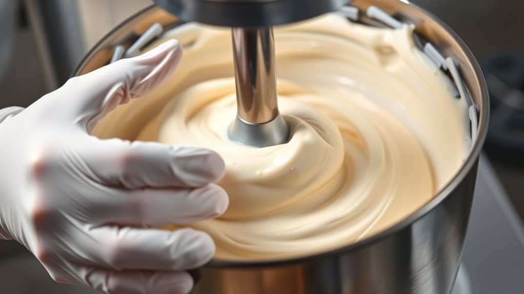 ensure even thorough blending