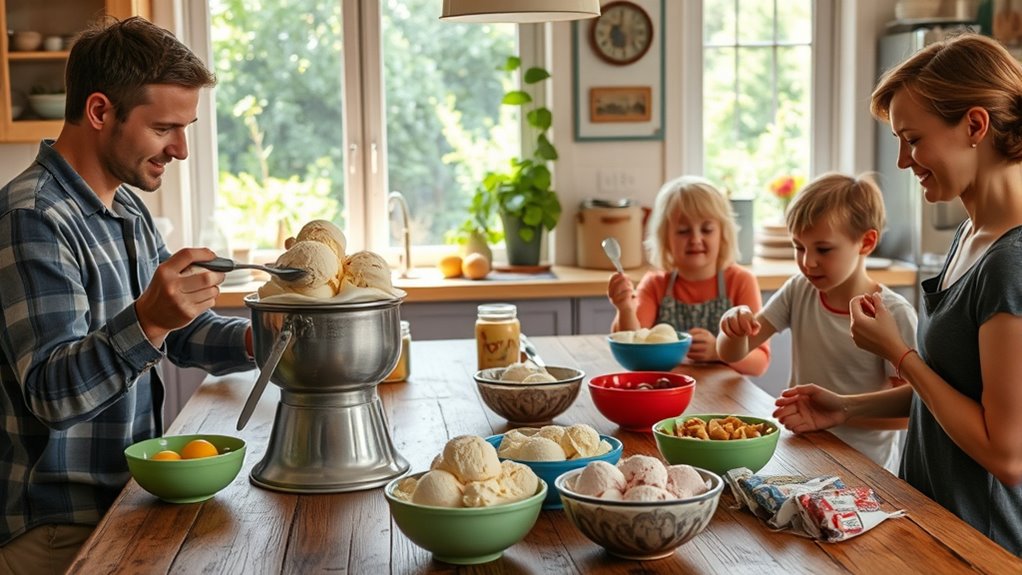 home made ice cream reduces environmental impact