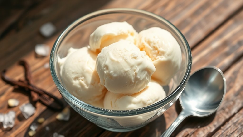 homemade ice cream spoilage