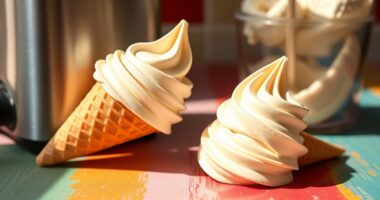 homemade soft serve ice