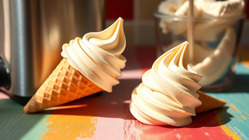 homemade soft serve ice