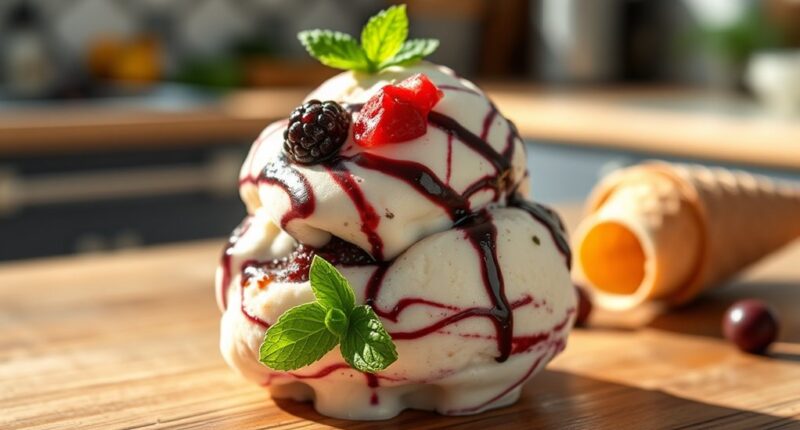 homemade vegan ice cream