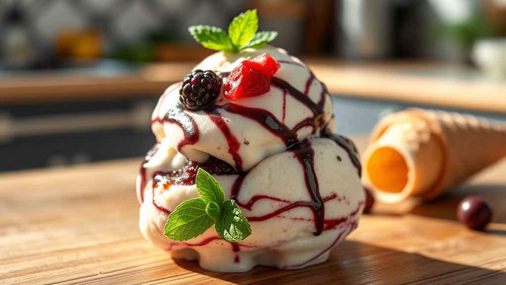 homemade vegan ice cream