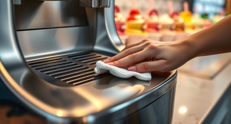 ice cream machine maintenance tips