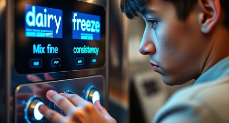 ice cream machine terminology clarification