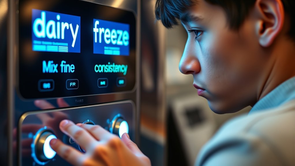 ice cream machine terminology clarification