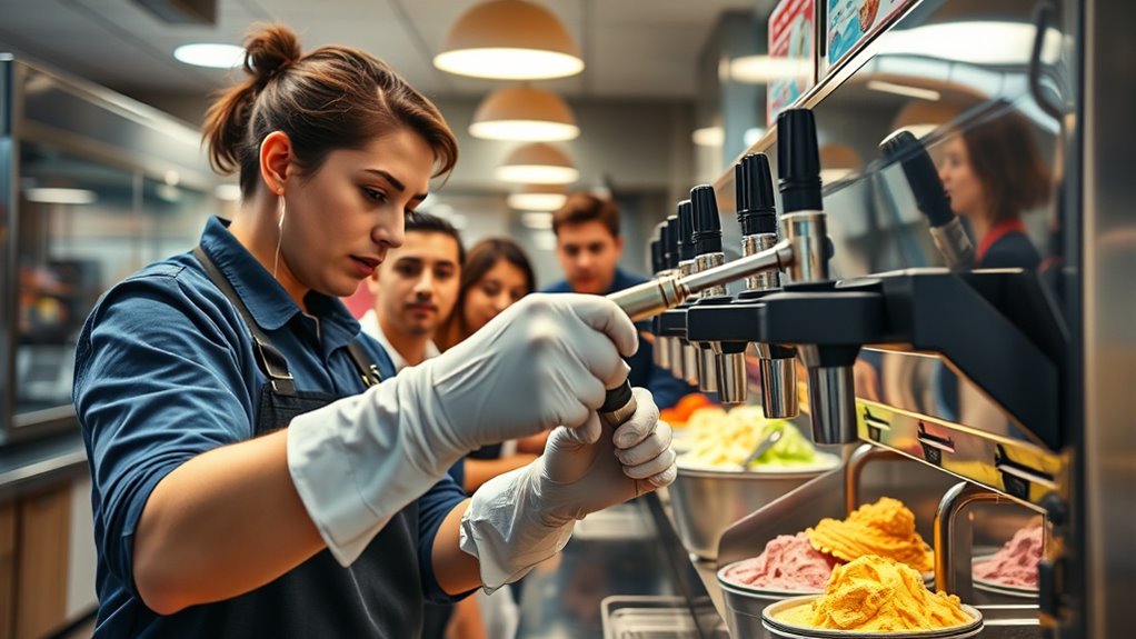 ice cream machine training