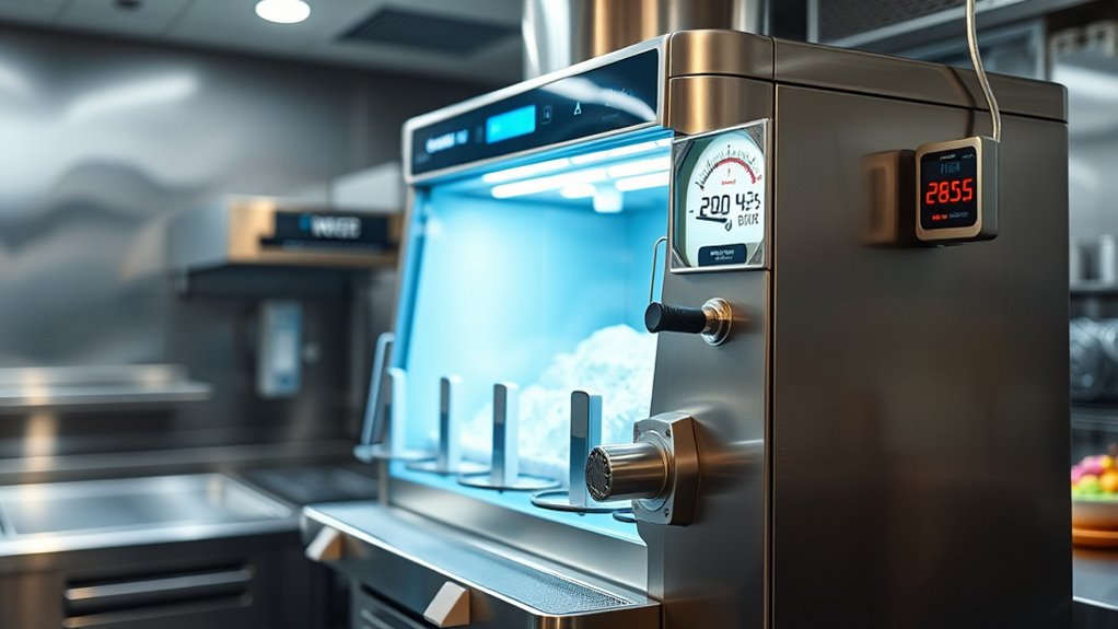 ice cream machines energy usage
