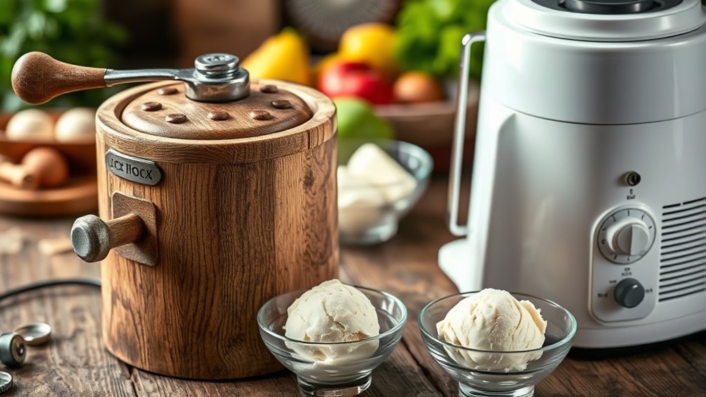 ice cream making comparison
