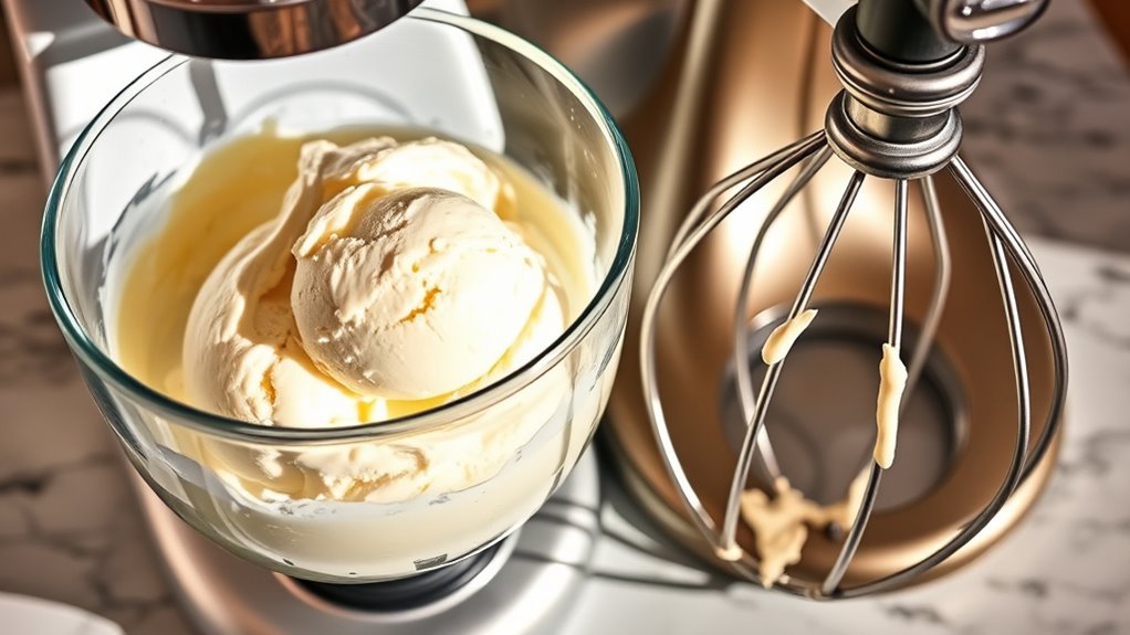 ice cream texture and flavor