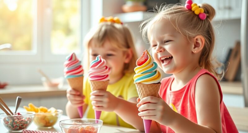 kids friendly simple frozen treats