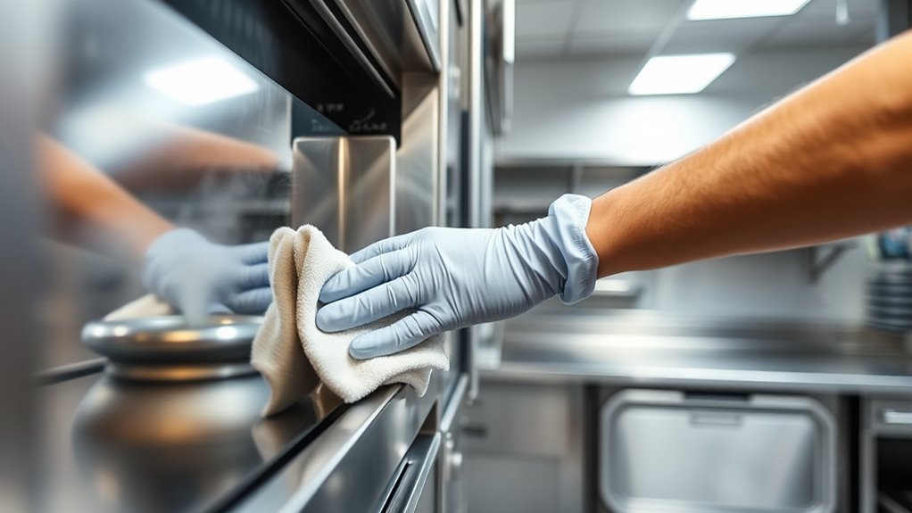 proper commercial ice cream machine cleaning
