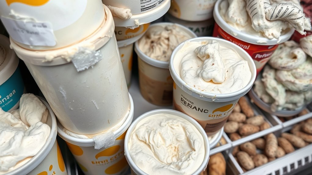 properly store ice cream