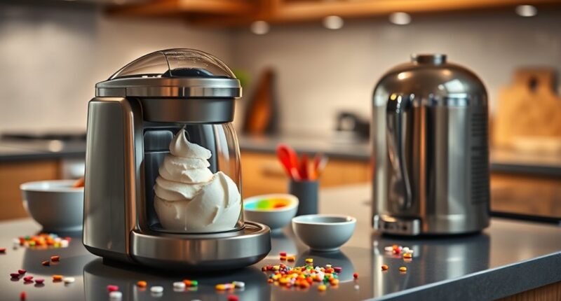 small efficient ice cream makers