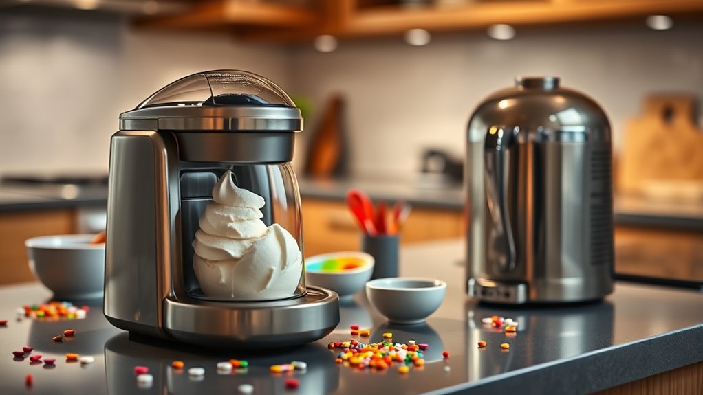 small efficient ice cream makers