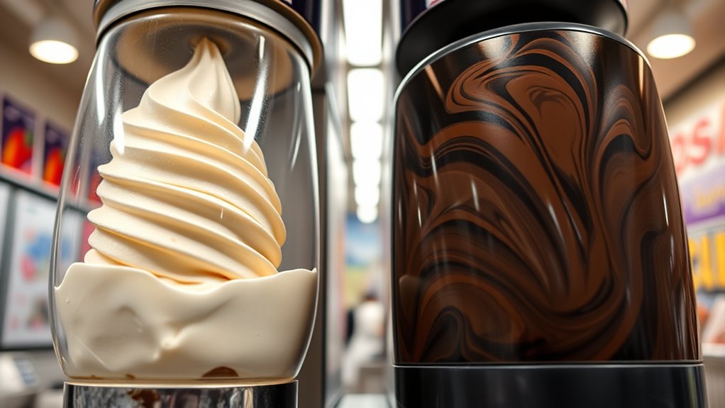 soft serve dispensing methods