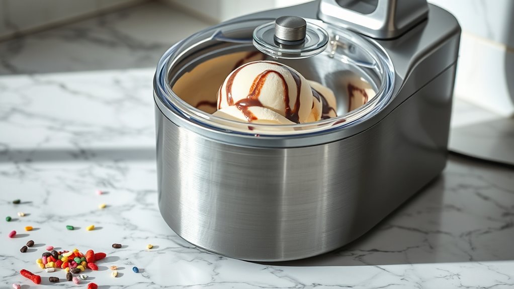 speed of homemade ice cream