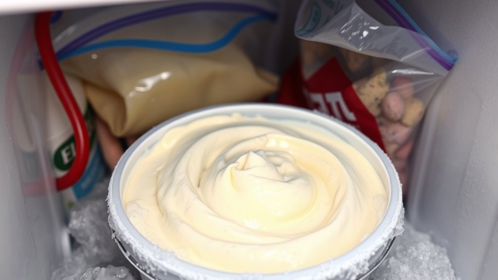 temperature fluctuations shorten ice cream