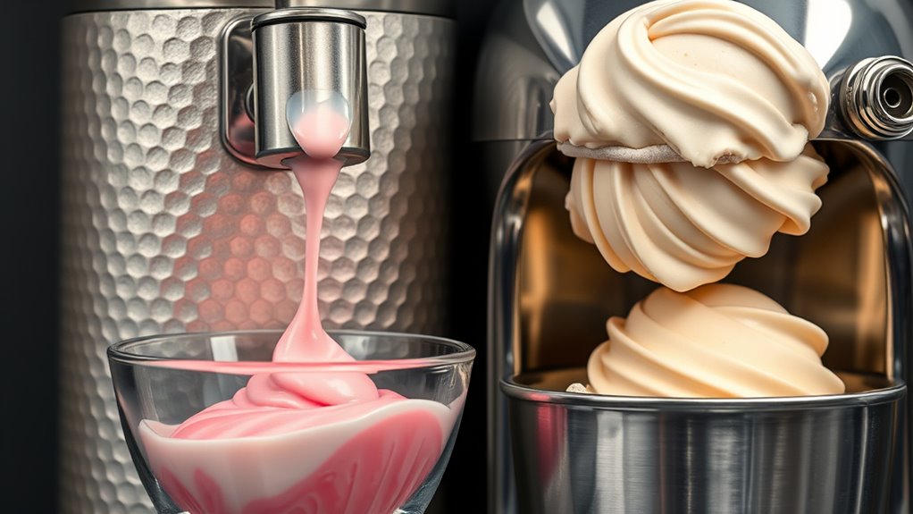 texture ingredients churning process