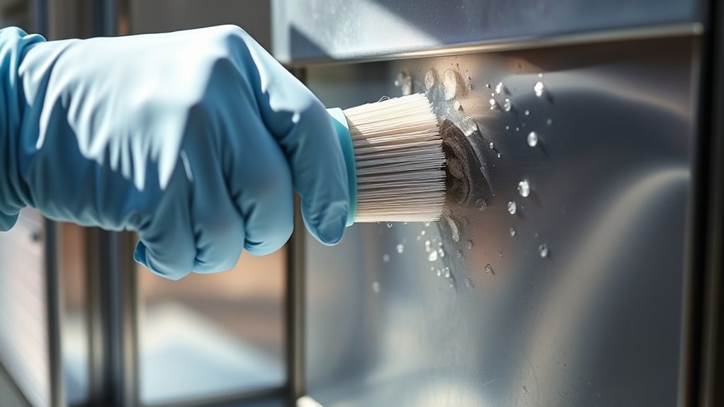 thoroughly clean residual buildup