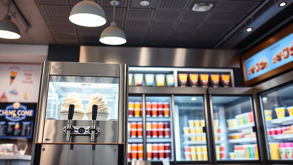 types of commercial ice cream machines