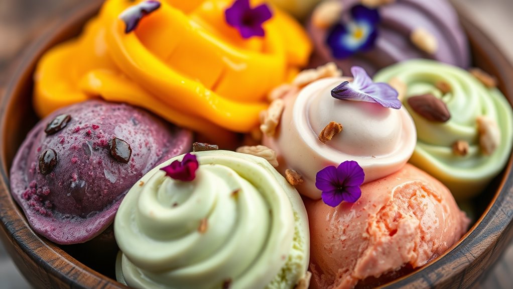 unique sustainable gelato flavors