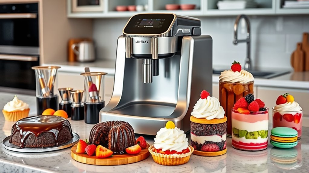 versatile dessert machine features