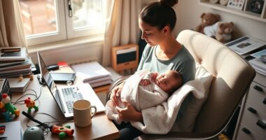 balancing work and newborn